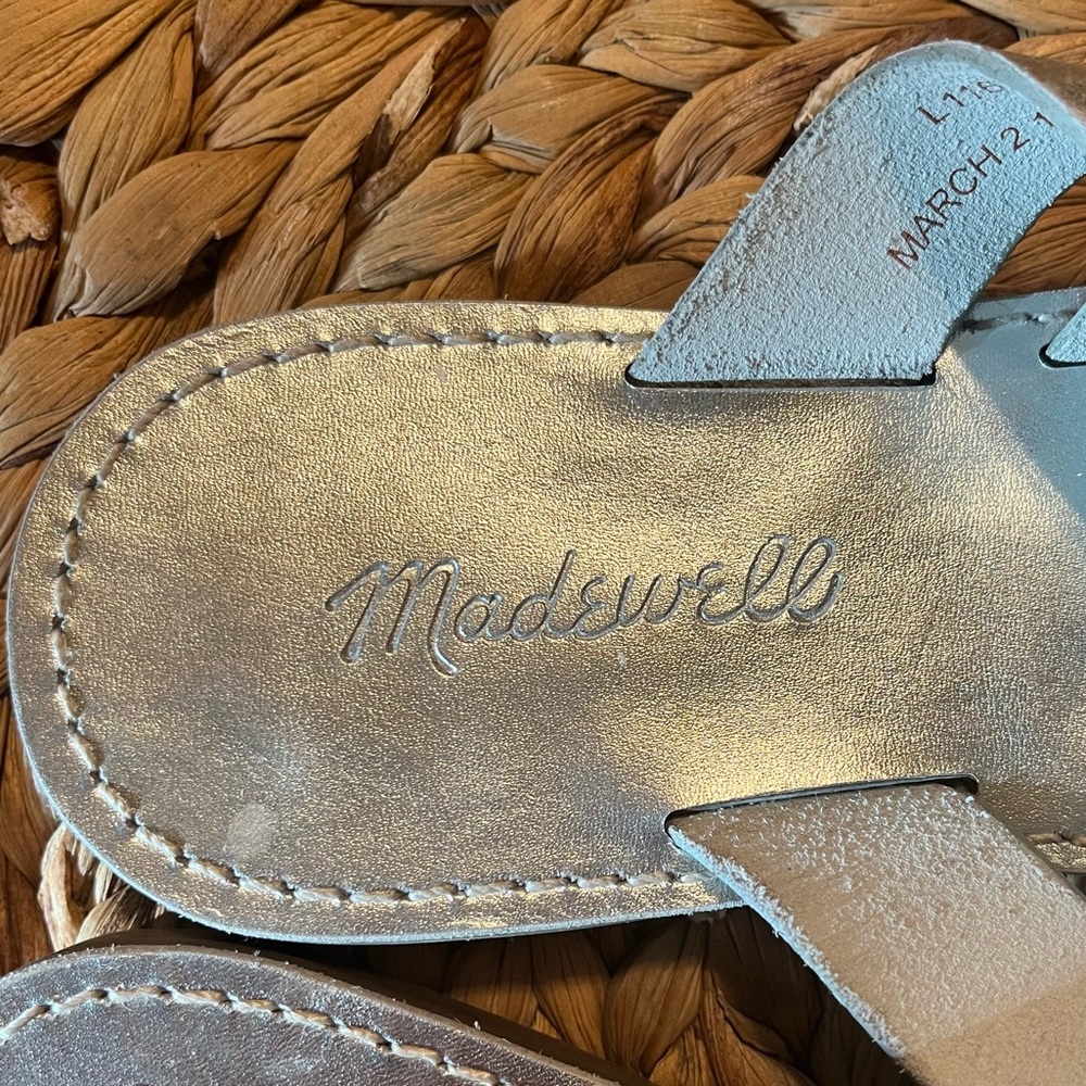 Madewell The Boardwalk Woven Slide Sandal - Picture 6 of 8